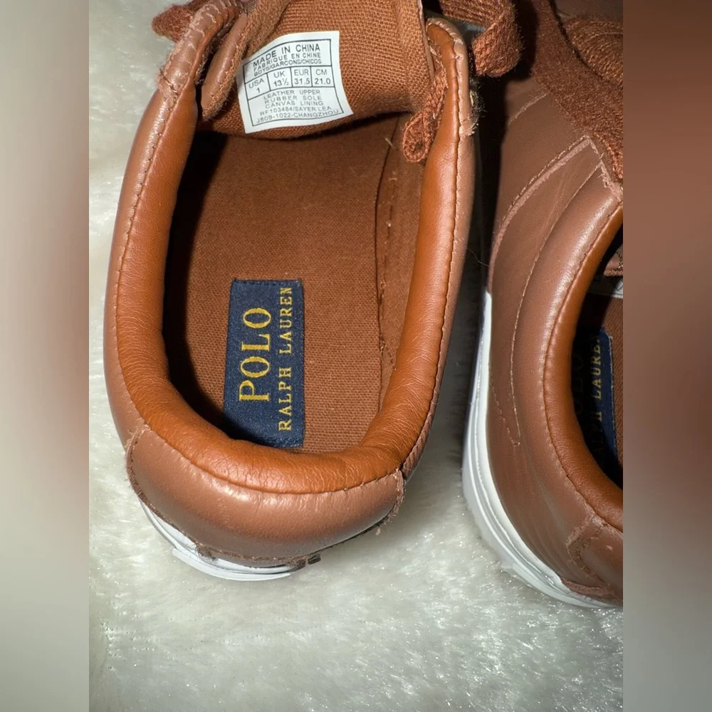 Polo by Ralph Lauren Men's Tan‎ Sneakers